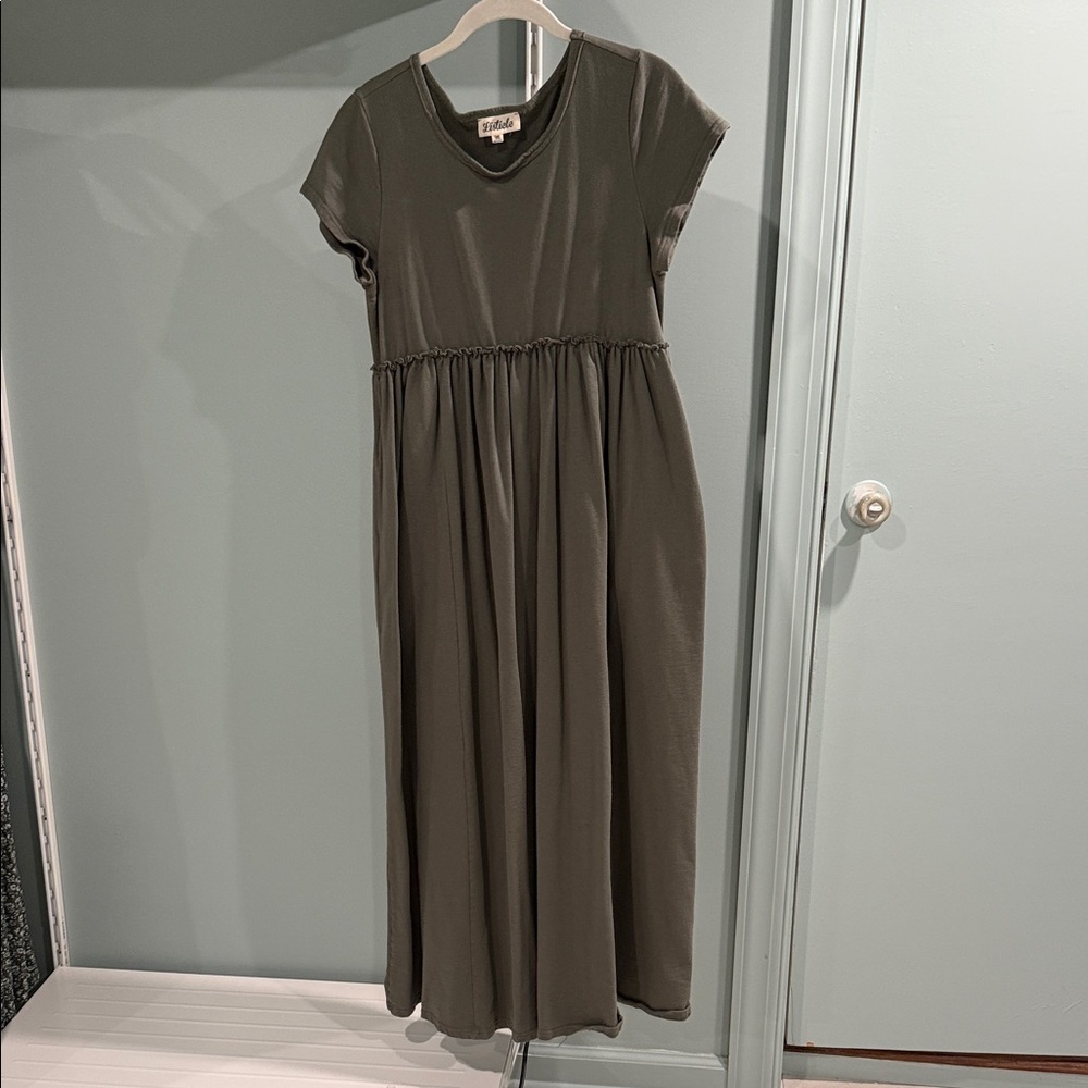 Olive Green Maxi Dress